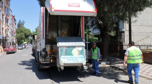 ÇÖP KONTEYNERLERİNE YAZ TEMİZLİĞİ
