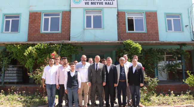 TURGUTLU'DA HAL SEZONU AÇILIŞ TÖRENİNE YAPILDI