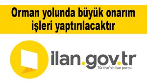 Orman yolunda büyük onarım işleri yaptırılacaktır