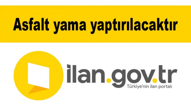 Asfalt yama yaptırılacaktır