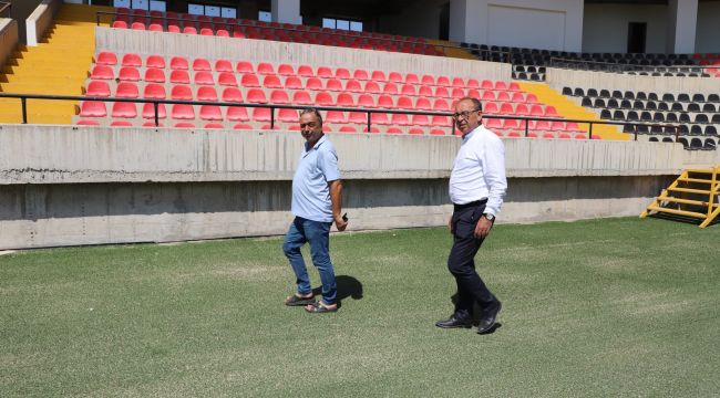 BAŞKAN AKIN: “TURGUTLU STADYUMU’NDA SONA YAKLAŞIYORUZ” 