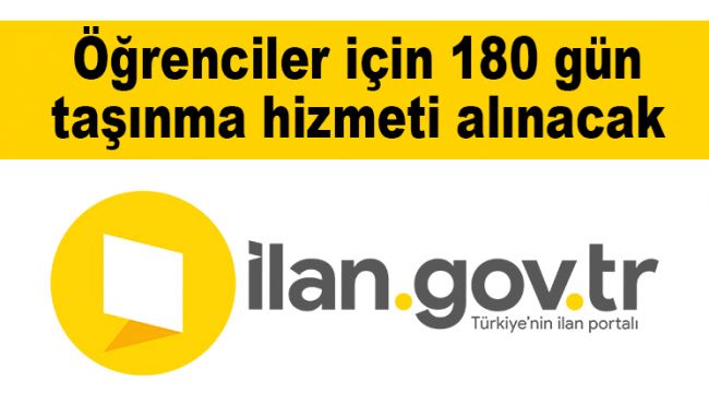 Öğrenciler için 180 gün taşınma hizmeti alınacak