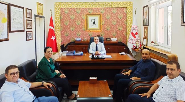 ŞATO OKUL AİLE BİRLİĞİNDEN KAYMAKAM YILMAZ&#039;A ZİYARET