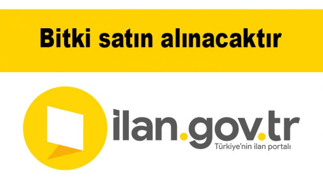 Bitki satın alınacaktır