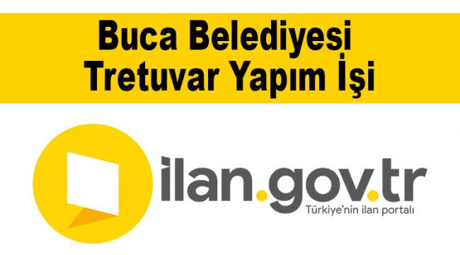 Buca Belediyesi Tretuvar Yapım İşi