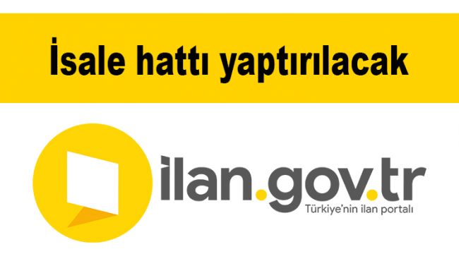 İsale hattı yaptırılacak