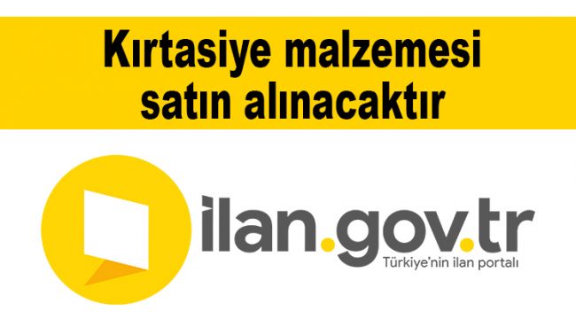 Kırtasiye malzemesi satın alınacaktır