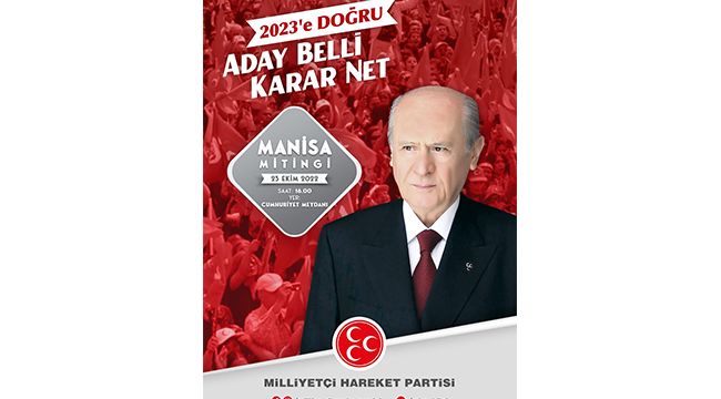 MHP&#039;den Devlet Bahçeli Mitingine Davet