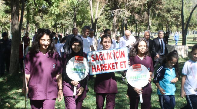 Turgutlu'da sağlıklı yaşam yürüyüşü yapıldı