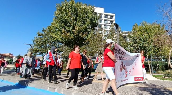 Türk Kızılay Manisa Kadın teşkilatından "Dünya Yürüyüş Günü etkinliği"