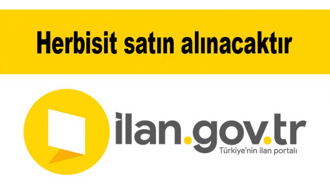 Herbisit satın alınacaktır