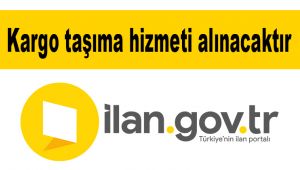 Kargo taşıma hizmeti alınacaktır