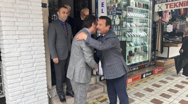 Kaymakam’dan Ak Parti ve MHP’ye ziyaret