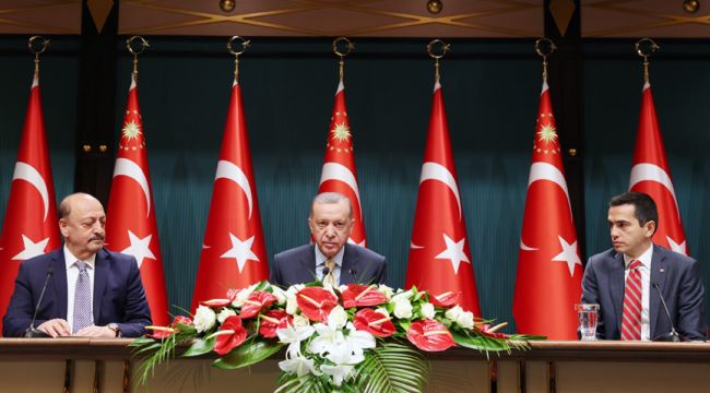 Cumhurbaşkanı Erdoğan, yeni asgari ücreti 8 bin 500 TL olarak açıkladı