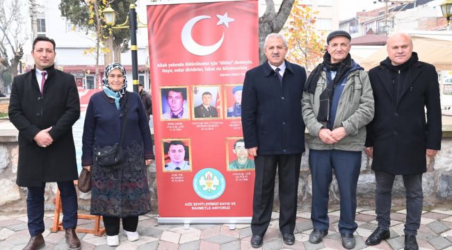 Şehit ailelerini duygulandıran program 