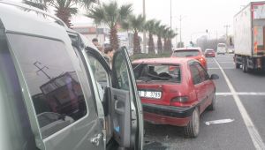 Turgutlu’da zincirleme kaza: 2 yaralı