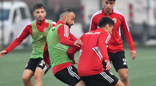 Turgutluspor, Gümüşhane maçına Yomra’da hazırlandı
