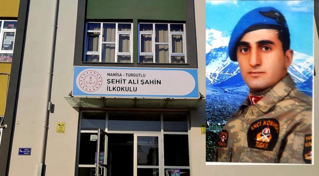 Şehidin ismi mahallesinde yapılan ilkokula verildi