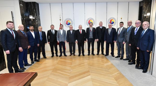 TUTSO’dan TOBB Başkanı Hisarcıklıoğlu’na ziyaret
