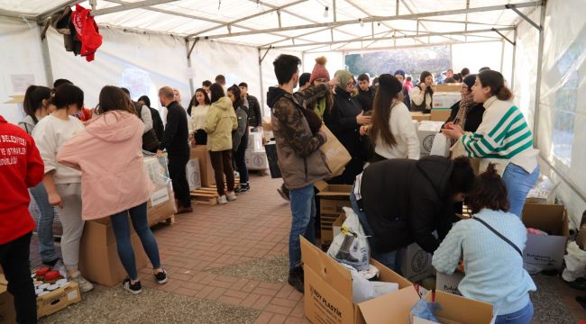 Turgutlu’ya gelen depremzedeler için yardım kampanyası başladı