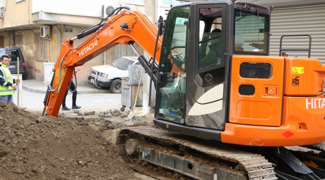 Yedi Eylül Mahallesinde 5 sokağa yeni içme suyu hattı