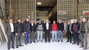 BAŞKAN ÇERÇİ KÜÇÜK SANAYİ SİTESİNDE ESNAFLA BULUŞTU