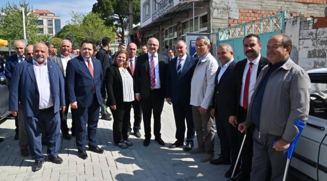 Başkan Ergün: 7 Eylül Caddesine İçme Suyu Hattı hayırlı Olsun