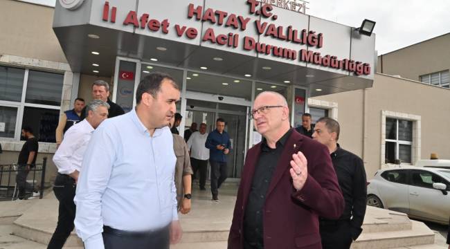 Başkan Ergün'den Hatay AFAD'a ziyaret