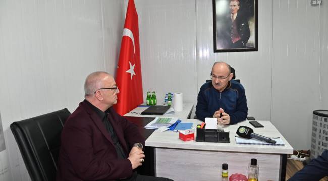 Başkan Ergün, Hatay’a Görevlendirilen Vali Karadeniz İle Bir Araya Geldi