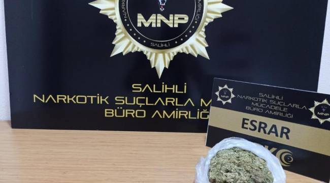 Salihli'de Uyuşturucu Operasyonu