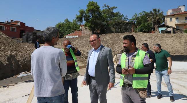 Başkan Akın’dan Vizyon Projelere İnceleme Turu