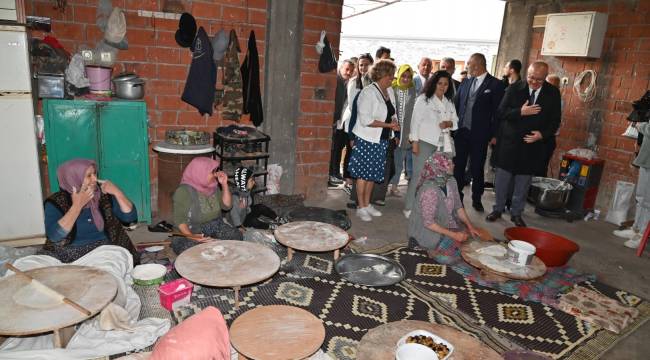 Başkan Ergün ve MHP Heyeti’ne Karabörklü’de Sıcak Karşılama