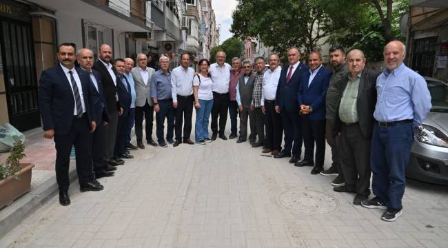 Başkan Ergün Yeşiltepe Caddesi’ndeki Çalışmaları İnceledi