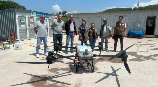 Büyükşehir’den Çekirgeye Karşı Drone İle Mücadele