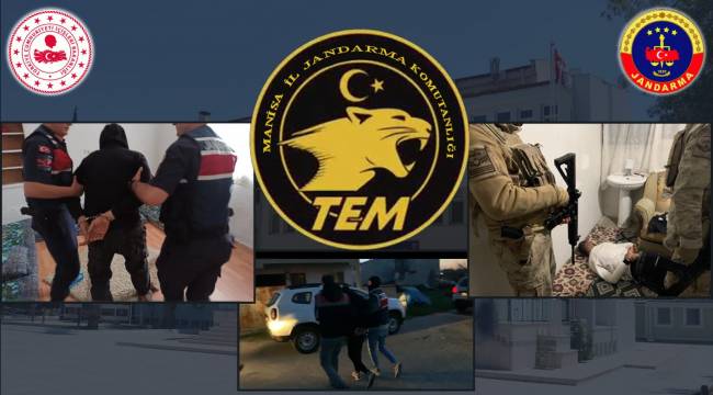 Manisa'da jandarmadan DAEŞ operasyonu!