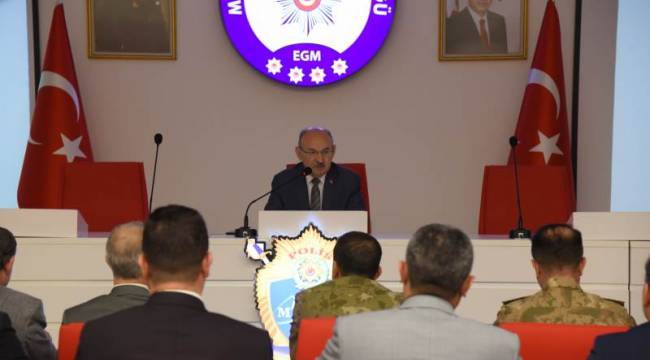 Vali Karadeniz Başkanlığında Seçim Güvenliği Toplantısı Yapıldı