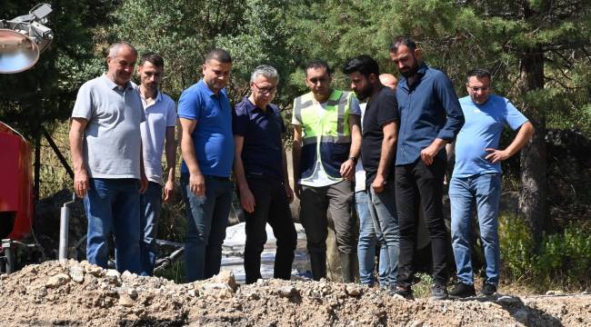 12 Milyonluk İçme Suyu Çelik Hattı Devreye Alındı