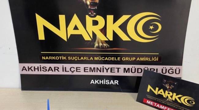 AKHİSAR'DA 250 GRAM METAMFETAMİN ELE GEÇİRİLDİ