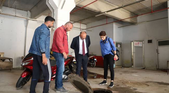 Başkan Çetin Akın Yağıştan Etkilenen Bölgeleri İnceledi
