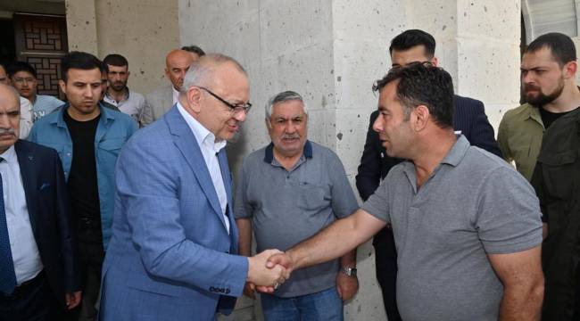 Başkan Ergün Akgedik Mahallesi'ni Ziyaret Etti