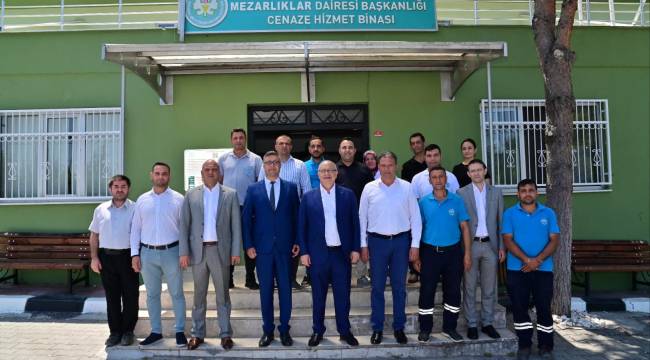 Başkan Ergün, Görev Başındaki Personelle Bayramlaştı