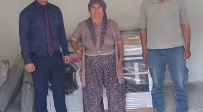 Büyükşehir'den Özer Ailesi'ne yardım eli uzandı