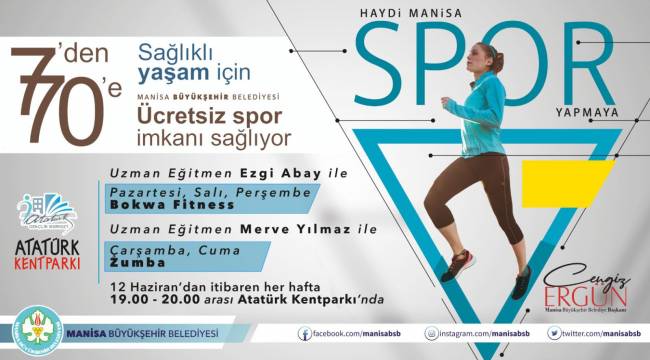 Manisa Büyükşehir Belediyesi Spora Davet Ediyor