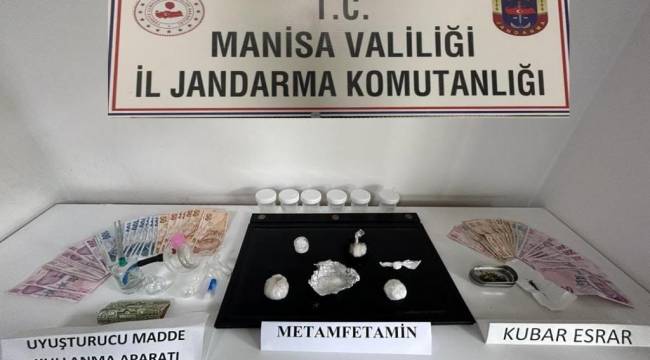 Salihli'de Jandarmadan Uyuşturucu Operasyonu