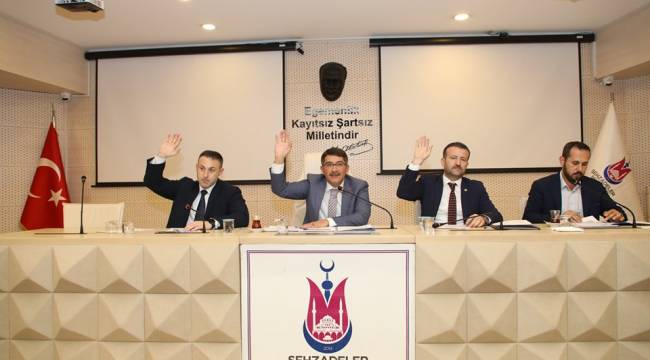 ŞEHZADELER BELEDİYESİ HAZİRAN MECLİS TOPLANTISI YAPILDI