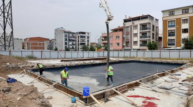 YENİMAHALLE YEŞİL CAMİİ KUR’AN KURSU’NUN TEMELİ ATILDI