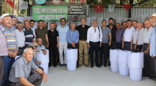 Büyükşehir’den Üreticiye Sepet Sepet Destek
