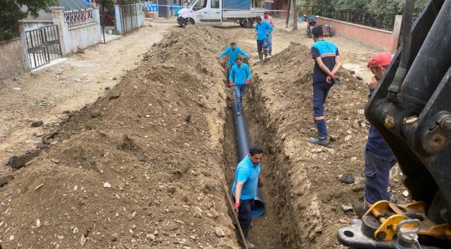 CUMHURİYET MAHALLESİNİN KANALİZASYON ALTYAPISI YENİLENDİ
