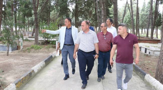 Saruhanlı Mezarlıkları Büyükşehir’le Güvenli Hale Geliyor