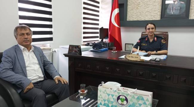 Ahmetli Belediye Başkanı Ahmet Alhan’dan Yeni Jandarma Komutanına Ziyaret